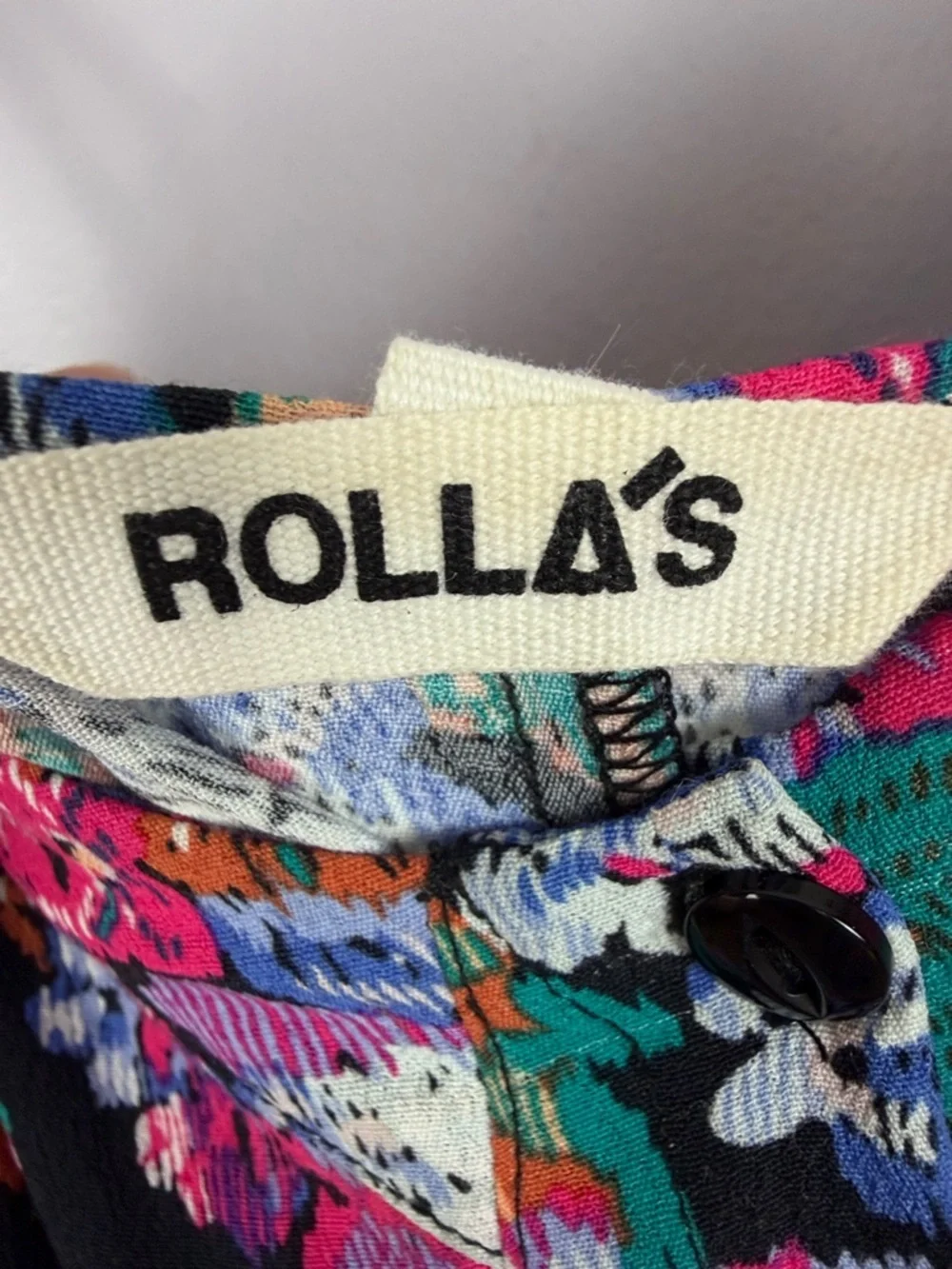 Rolla’s Eve Tapestry Dress Floral Midi Fit & Flare Spaghetti Strap XS - Picture 6 of 16